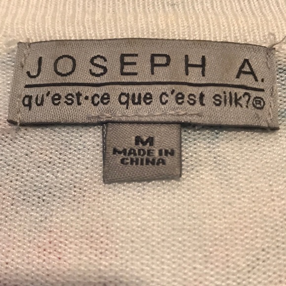 Joseph A. Women’s Flower Print Button Up Front Cardigan M. EUC 3/4 Sleeve - Picture 4 of 6